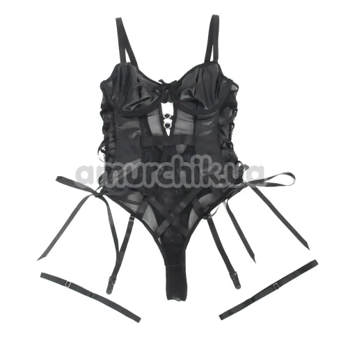 Боді Star Night Sexy Ribbon Teddy, чорне