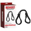 Фиксаторы для рук Behave! Luxury Fetish Bondage Cotton Cuffs-Black, черные - Фото №4