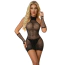 Платье Star Night Big Sparkle Net Mini Dress, черное - Фото №2