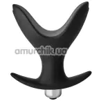 Анальная пробка с вибрацией Fantasstic Vibrating Anal Anchor Plug, черная - Фото №1