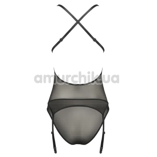 Комплект Passion Free Your Senses Erza Corset, чорний: корсет + трусики