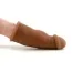 Насадка-удлинитель члена Futurotic Penis Extender, коричневая - Фото №6