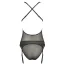 Комплект Passion Free Your Senses Erza Corset, чорний: корсет + трусики - Фото №4