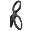 Ерекційне кільце Men's Play Triple Silicone Cock Ring B14, чорне - Фото №3