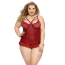 Комплект JSY Sexy Lingerie 8382, красный: корсет + трусики-стринги - Фото №1