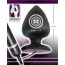 Анальная пробка Black Velvets Vibrating Plug Silicone, черная - Фото №5