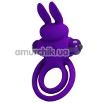 Виброкольцо Pretty Love Vibrant Penis Ring III, фиолетовое - Фото №1
