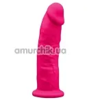 Фалоімітатор Silexd Premium Silicone Dildo Model 2 Size 7.5, рожевий - Фото №1