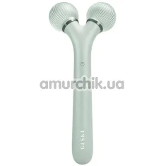 Ультразвуковой массажер для лица Geske Sonic Facial Roller 4 in 1, зеленый - Фото №1