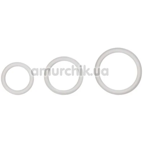 Набір ерекційних кілець Silicone Support Rings, прозорий - Фото №1