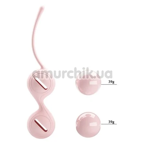 Вагинальные шарики Pretty Love Kegel Tighten Up I, светло-розовые