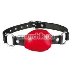 Кляп XXdreamSToys Leder-Mund-Knebel, червоний - Фото №1