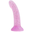 Фаллоимитатор Alume Glitter Silicone Dildo, фиолетовый - Фото №6