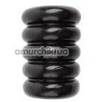 Эрекционное кольцо GK Power 5th Cock Ring, черное - Фото №1