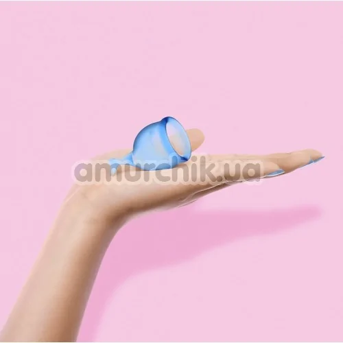 Набір з 2 менструальних чаш Satisfyer Feel Secure, синій