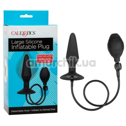 Анальний розширювач Silicone Inflatable Plug L, чорний