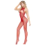 Комбінезон Star Night Neck Open Bra Bodystocking, червоний - Фото №3