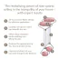 Роликовый массажер Geske Rose Quartz Face & Body Roller 5 in 1, белый - Фото №6