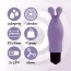Насадка на палець з вібрацією FeelzToys Magic Finger Bunny Vibrator, фіолетова - Фото №2