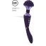 Универсальный вибромассажер Vive Shiatsu Double Bendable Massager Wand, фиолетовый - Фото №4