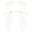 Прикраса для тіла Bijoux Indiscrets The Magnifique Collection Chain Shoulder And Back Jewellery, золота - Фото №3