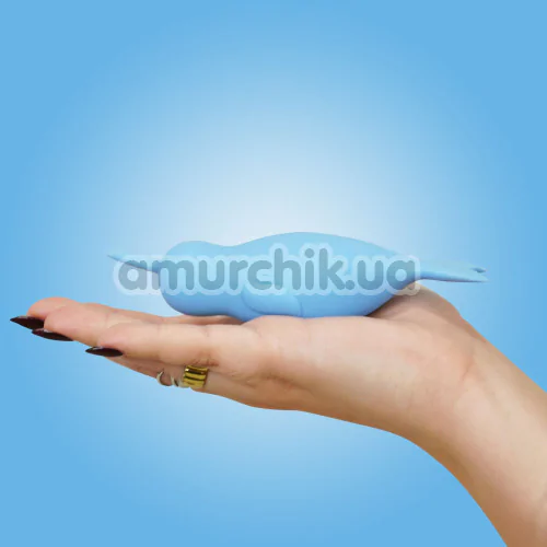 Клиторальный вибратор Unihorn Of The Sea Neigh Mo, голубой