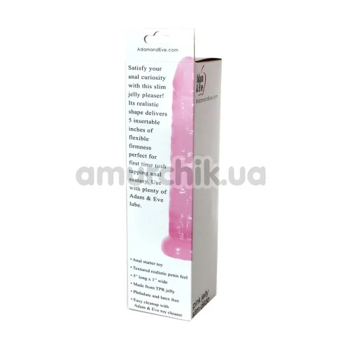 Фалоімітатор Pink Jelly Slim Dildo, рожевий