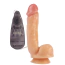 Вібратор Real Touch S Pleasant Dong 8.6 Inch Vibrator, тілесний - Фото №1