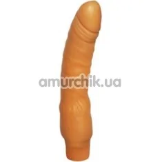Вібратор Erolin Vibro Erogen Collection 21х4 см, тілесний - Фото №1