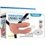 Двойной полый страпон с вибрацией Lovetoy Vibrating Unisex Double Penetrator, телесный - Фото №7