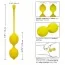 Набор вагинальных шариков Kegel Training Set Lemon Squeeze Relax Repeat, желтый - Фото №8