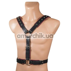 Портупея Whips Collection 00031 Leather, чорна - Фото №1