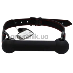 Кляп DS Fetish Mouth Silicone Gag, черный - Фото №1