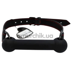 Кляп DS Fetish Mouth Silicone Gag, чорний - Фото №1