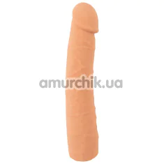 Насадка на пеніс Nature Skin Extension Sleeve  +7cm, тілесна - Фото №1