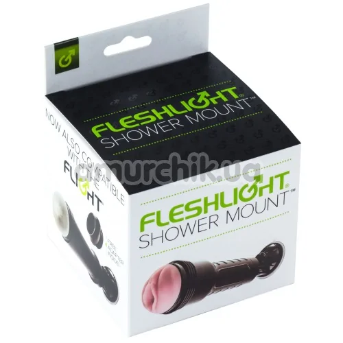 Фиксатор для мастурбатора Fleshlight Shower Mount, черный