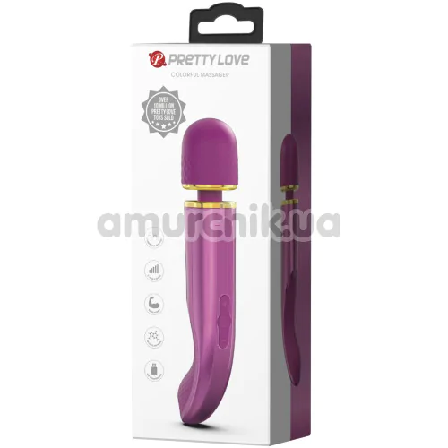 Універсальний вібромасажер Pretty Love Colorful Massager, фіолетовий