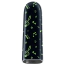 Кліторальний вібратор Music Massager Glow In The Dark, чорний - Фото №1