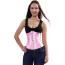 Корсет DS Fetish Vintage Satin Underbust Corset, розовый - Фото №1