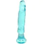 Фаллоимитатор Doc Johnson Crystal Jellies Anal Starter 5.5, бирюзовый - Фото №2