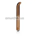 Вібратор для точки G 5-Function Precious Metal Slims, бронзовий - Фото №1