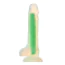 Фаллоимитатор Radiant Glow In The Dark Soft Silicone Dildo Small, зеленый - Фото №2