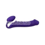 Безремневой страпон Strap-On-Me Silicone Bendable Strap-On XL, фиолетовый - Фото №1