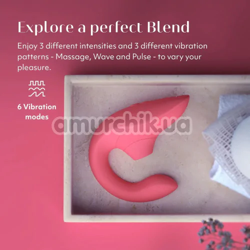 Вибратор Womanizer Blend, розовый