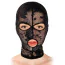 Маска Fetish Tentation Patterned Fishnet Hood, черная - Фото №1