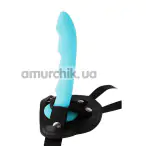 Страпон R.G.B Sex Harness 8.5 Cavelier Strap-On, голубой - Фото №1