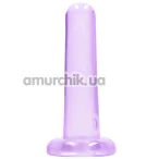 Фаллоимитатор Realrock Crystal Clear Dildo 5.3, фиолетовый - Фото №1
