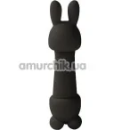 Кліторальний вібратор FeelzToys Mister Bunny, чорний - Фото №1