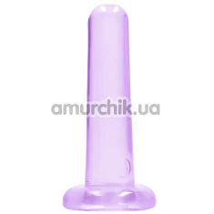 Фаллоимитатор Realrock Crystal Clear Dildo 5.3, фиолетовый - Фото №1