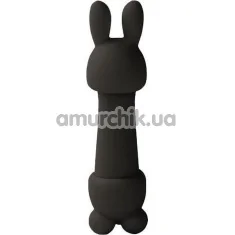 Кліторальний вібратор FeelzToys Mister Bunny, чорний - Фото №1